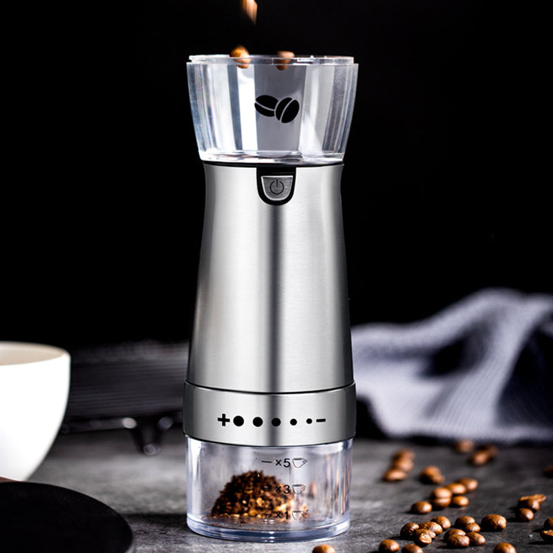 stainless steel burr coffee grinder US home barista style
