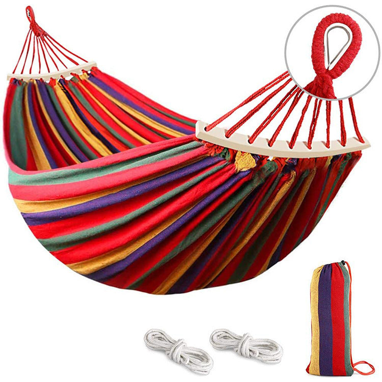 Eco ultralight camping hammock – portable, breathable, ideal for hiking, beach, trekking and backyard use
