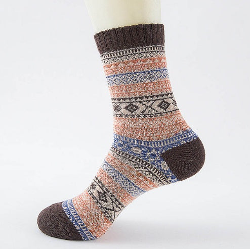 eco stripe socks New Zealand winter outdoor warmth