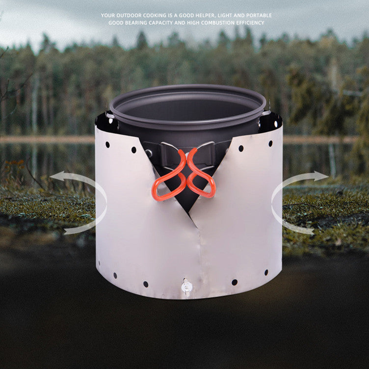 shield blocking wind gusts Canada alpine cooking