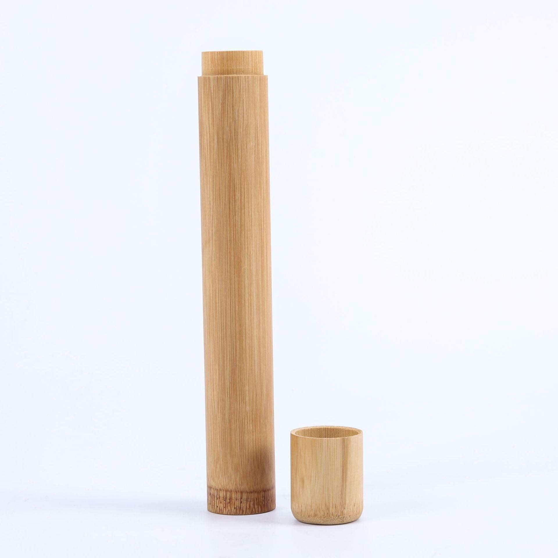 Bamboo Travel Toothbrush Set – Eco Charcoal Tube Kit