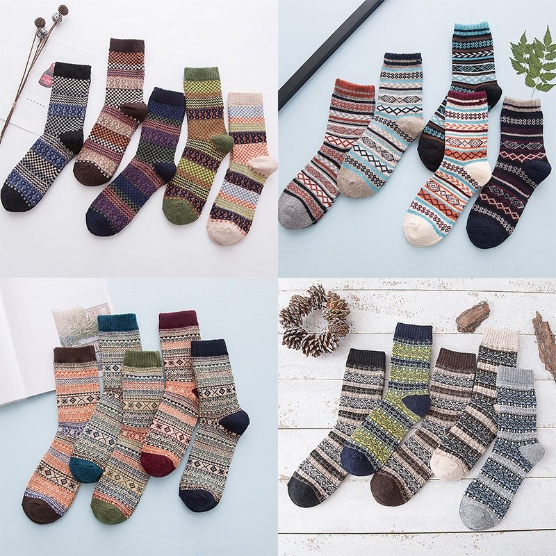 eco rabbit hair wool socks UK cozy knit