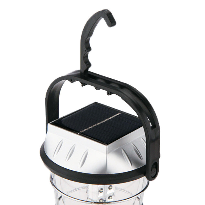 close up rechargeable solar lantern Canada sustainable camping