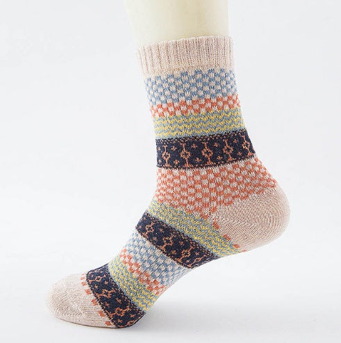 wool blend socks women's cozy cold weather wear