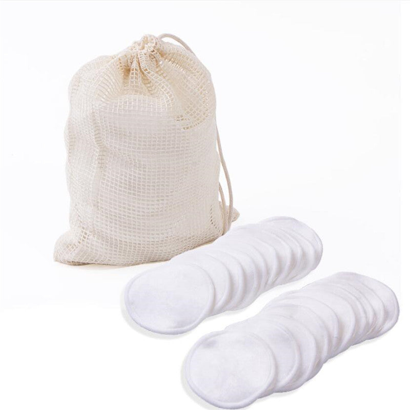 reusable cotton rounds Canada bamboo fiber cleansing set