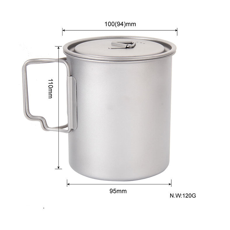 reusable titanium outdoor folding cup Australia