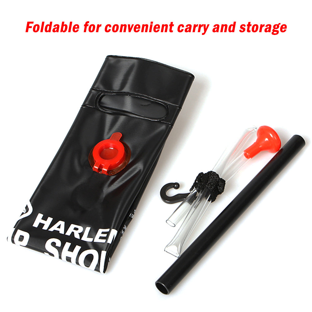 foldable outdoor water bag portable solar heater UK travel