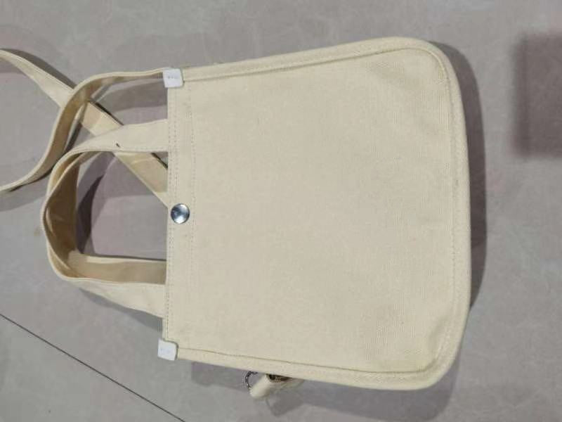 Portable canvas kangaroo shoulder bag for outdoor carry snacks and small gear easily