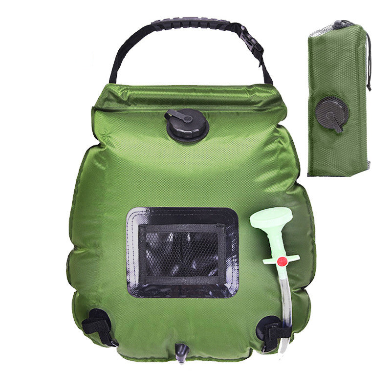 portable solar outdoor shower bag Canada forest wash