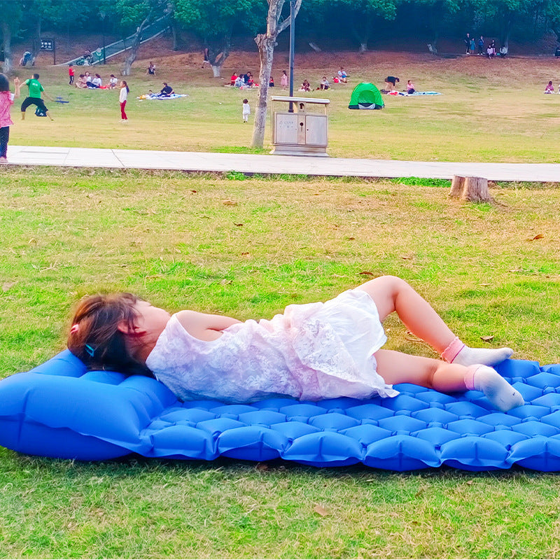 camping mat with built-in pillows US festival and outdoor rest