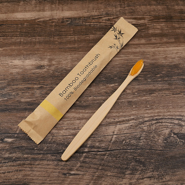 Reusable bamboo toothbrushes – soft charcoal bristles, eco sustainable handle