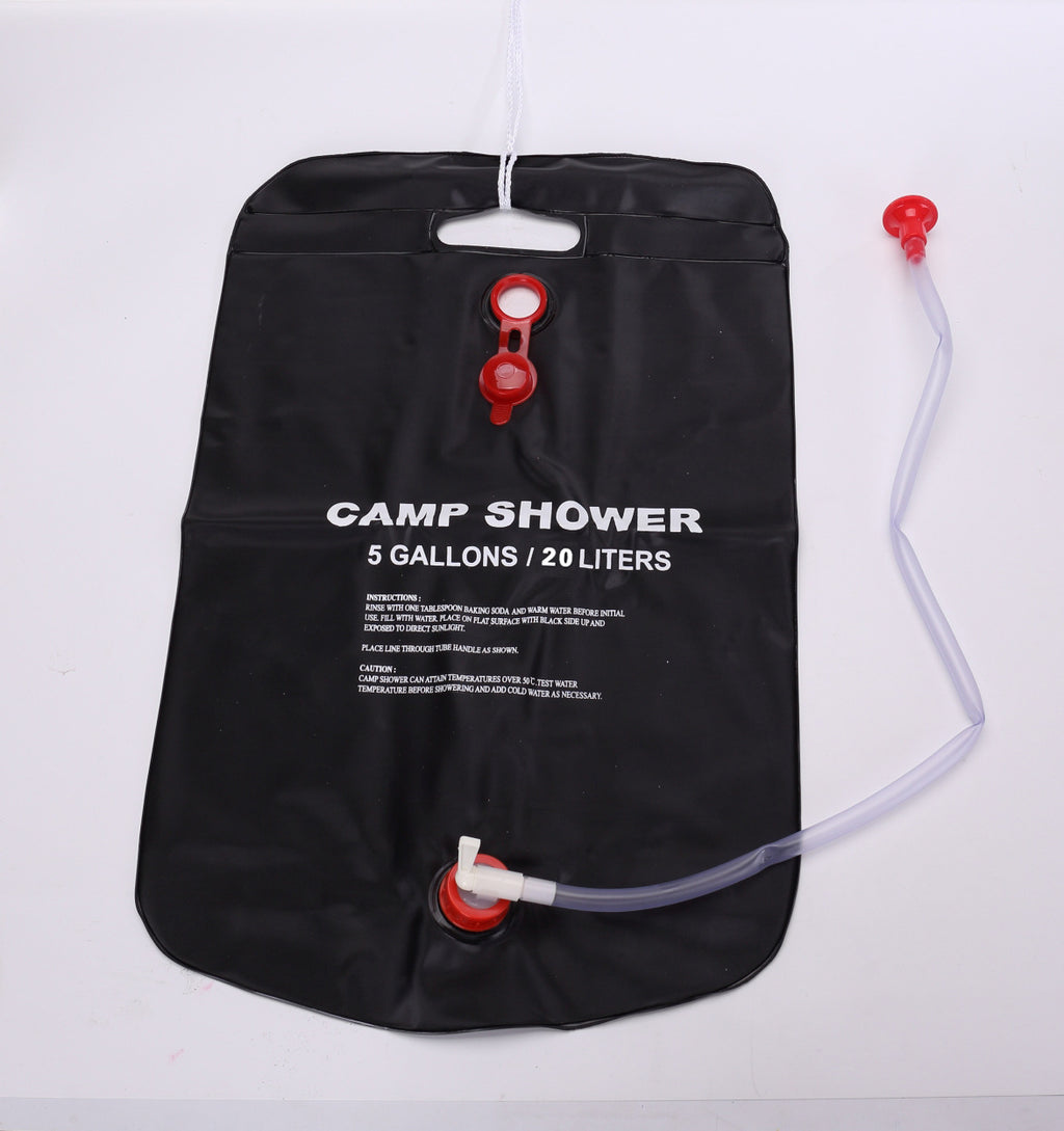 eco shower bag folded flat for storage New Zealand