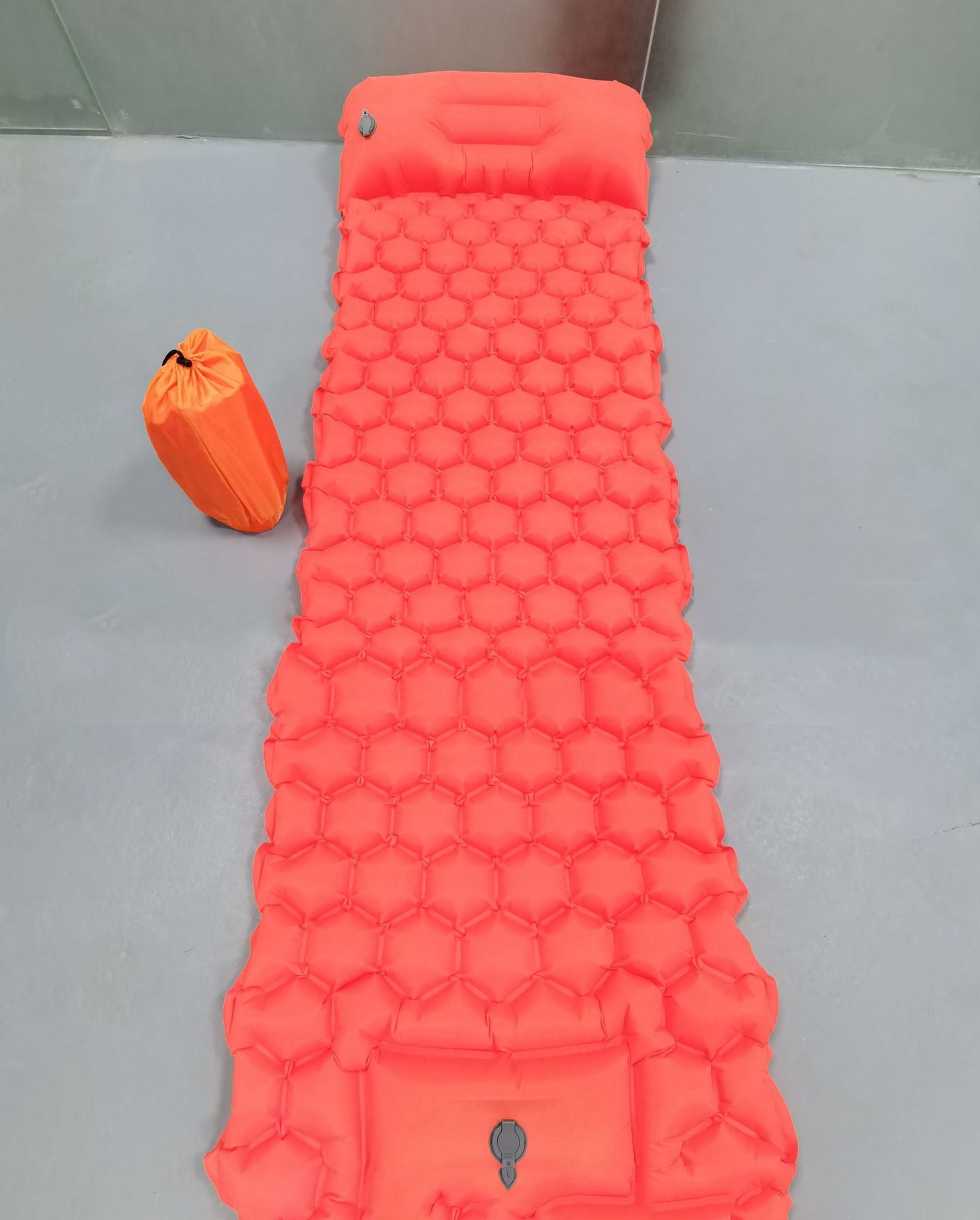 camping mat with built-in pillows US festival