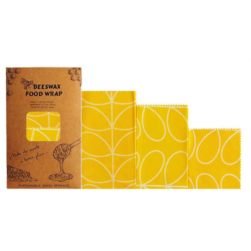 Zero waste kitchen beeswax wrap compostable organic cotton