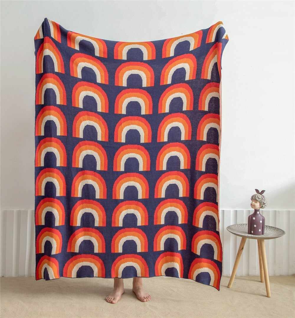 Nordic cotton wool blanket United Kingdom cozy home