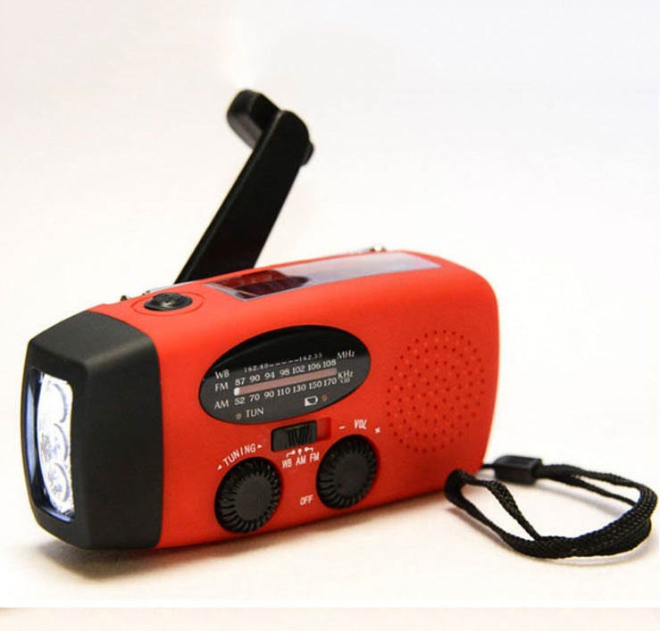 solar hand crank radio flashlight Canada emergency kit
