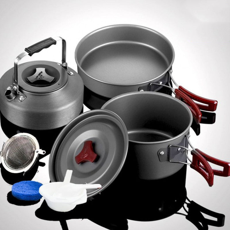 camping cookware set United States outdoor cooking gear