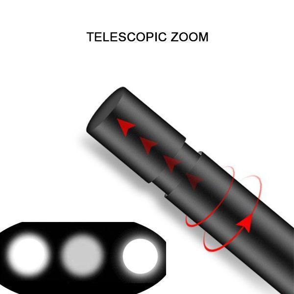aluminum alloy body close-up LED front