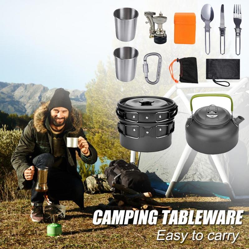 lightweight outdoor cooking set camping gear UK
