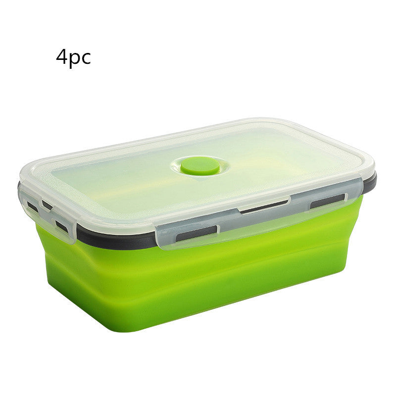 silicone lunch box Canada portable camping food storage