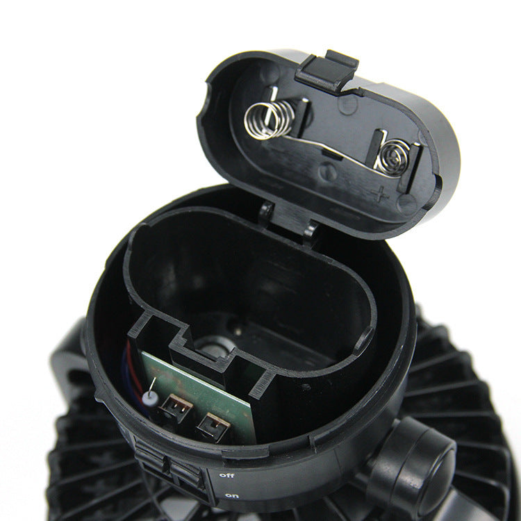 battery powered 18-LED camping fan light—energy efficient and perfect for outdoor nights