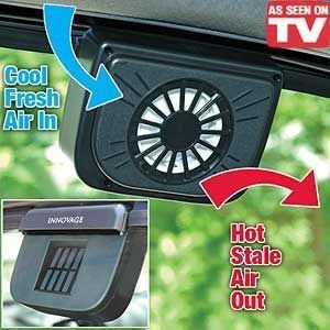 solar car cooler United States eco ventilation device