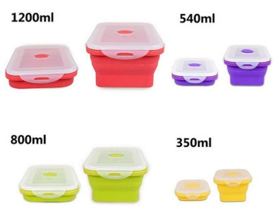 set of collapsible meal container United Kingdom eco lunch box