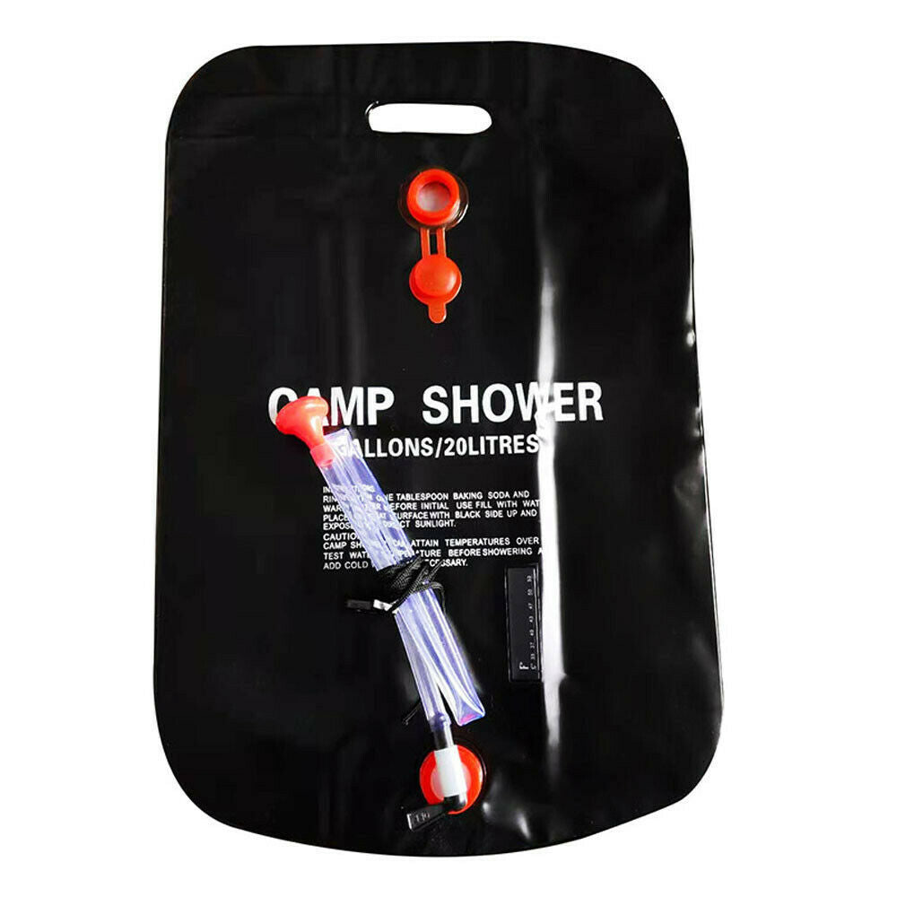 20L solar shower bag folded compact UK gear