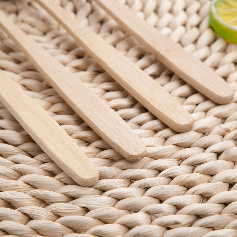 eco bamboo toothbrush biodegradable handle close up