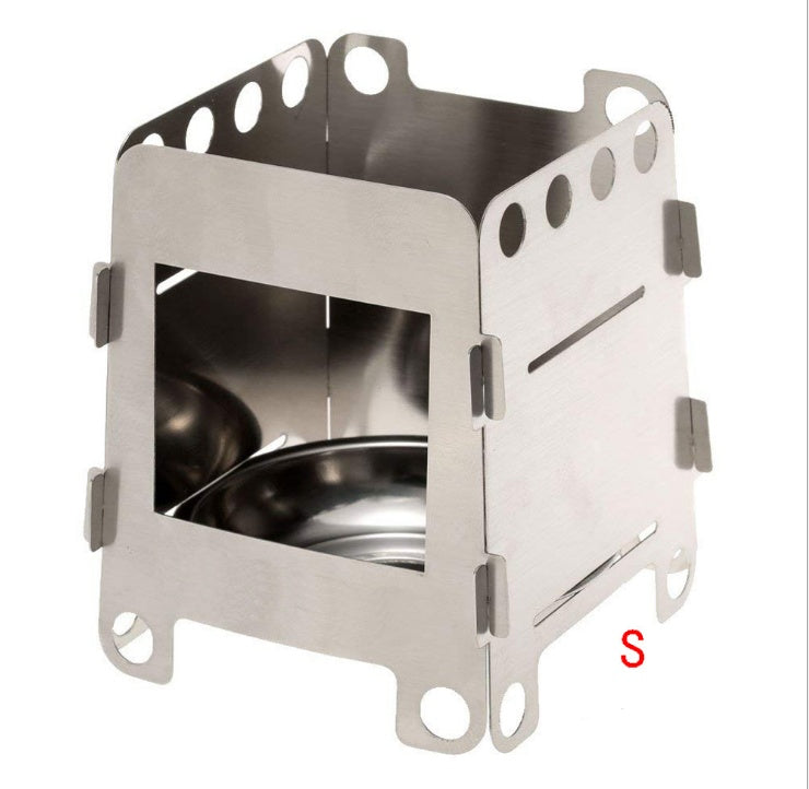 Portable metal stove on US
