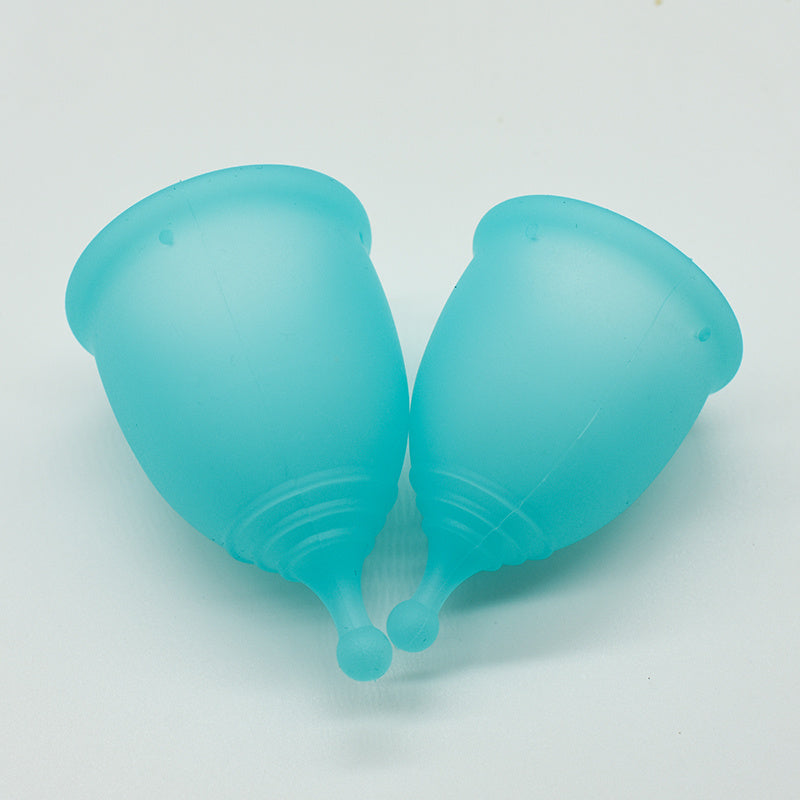 Soft-rim eco menstrual cup for women—secure fit for swimming, trekking or travel