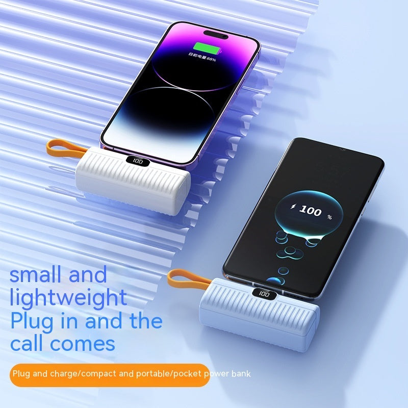 charging phone via capsule bank on table Canada