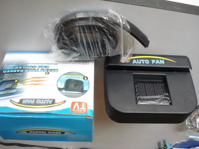 Solar Car air vent, keeps car cool using solar power during road trips or camping”