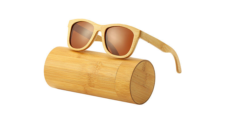 polarized bamboo sunglasses eco-friendly wooden frames Canada sale