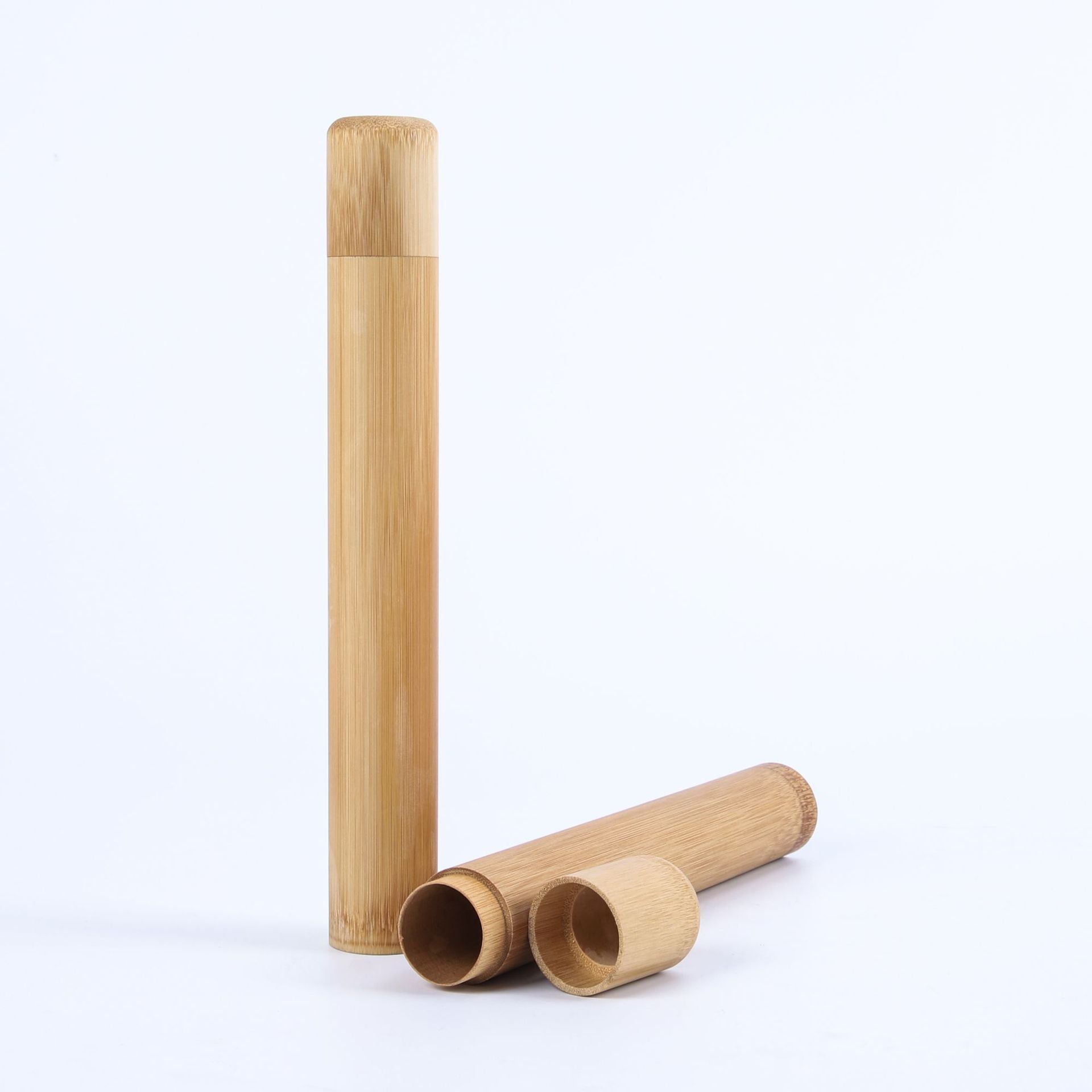 eco bamboo tube close-up Canada smile