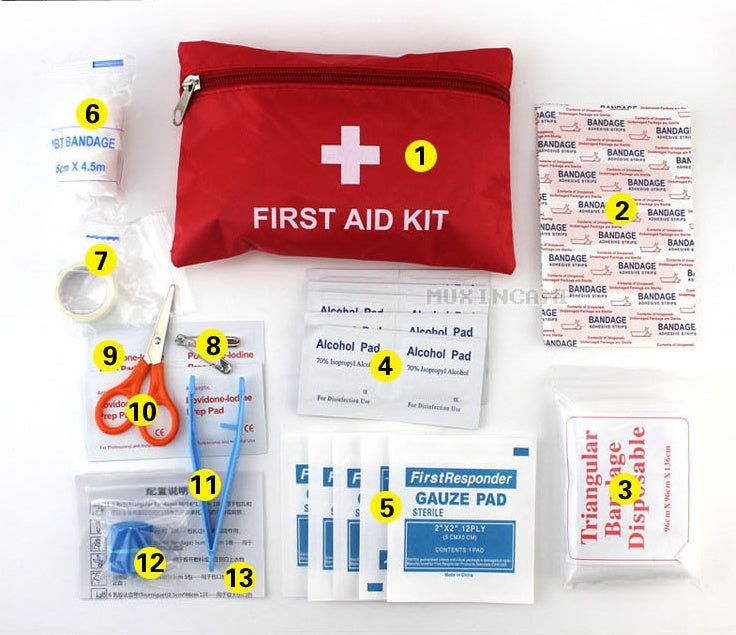 compact emergency medical pack road trip NZ bag