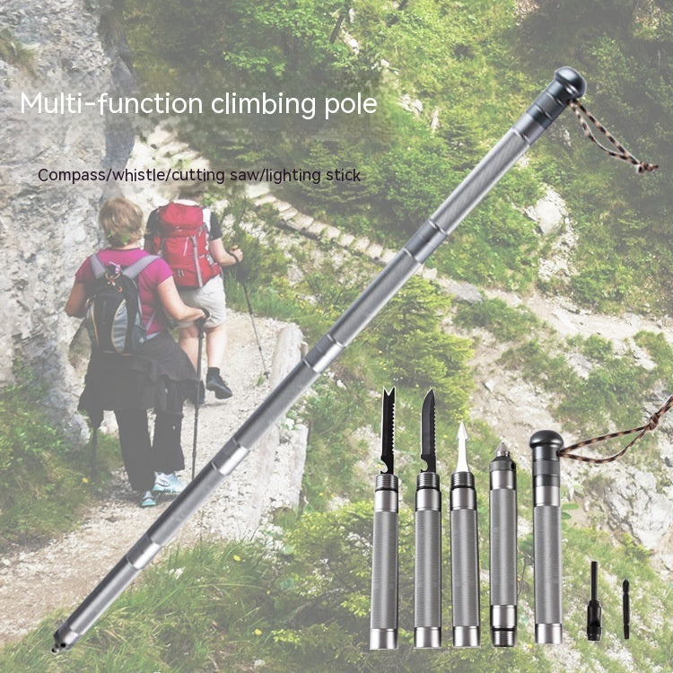 folded survival walking stick US carry adventure ready