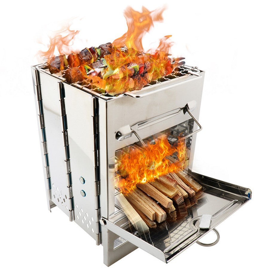 multi-fuel folding stove Australia outdoor cooking