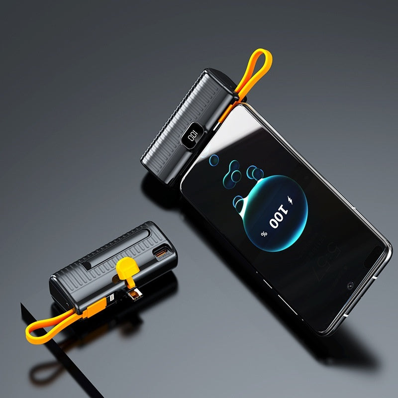 charging phone via capsule bank on table US