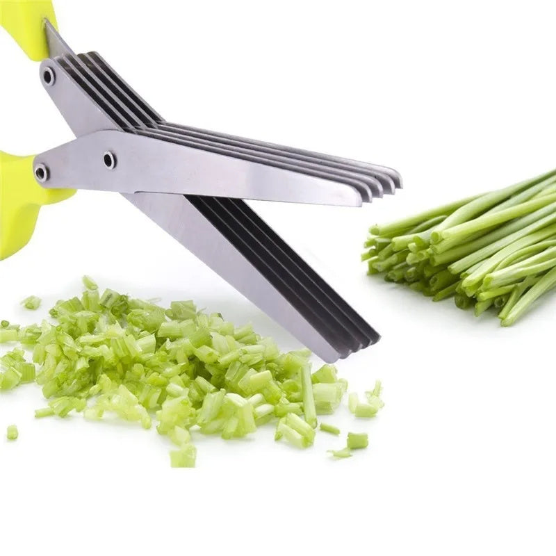 stainless steel herb scissors United States eco kitchen gadget