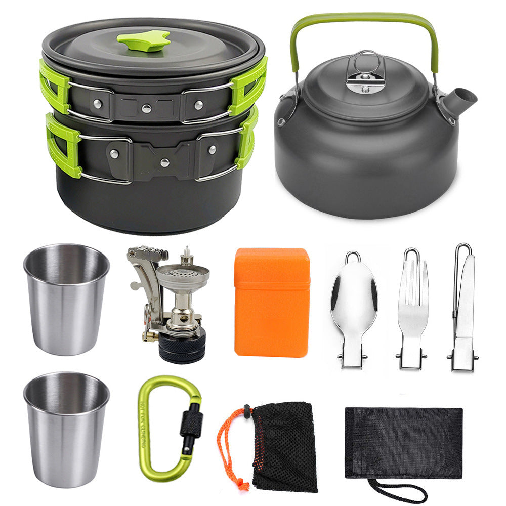 portable camping cookware set eco-friendly Australia