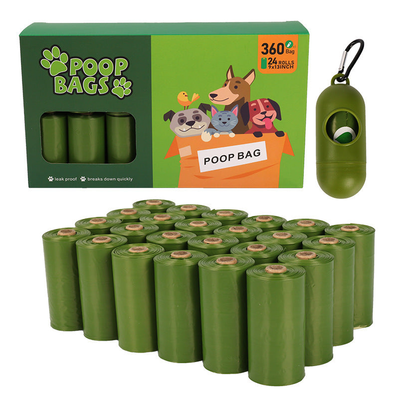 Eco leak-proof poop bags dog supplies
