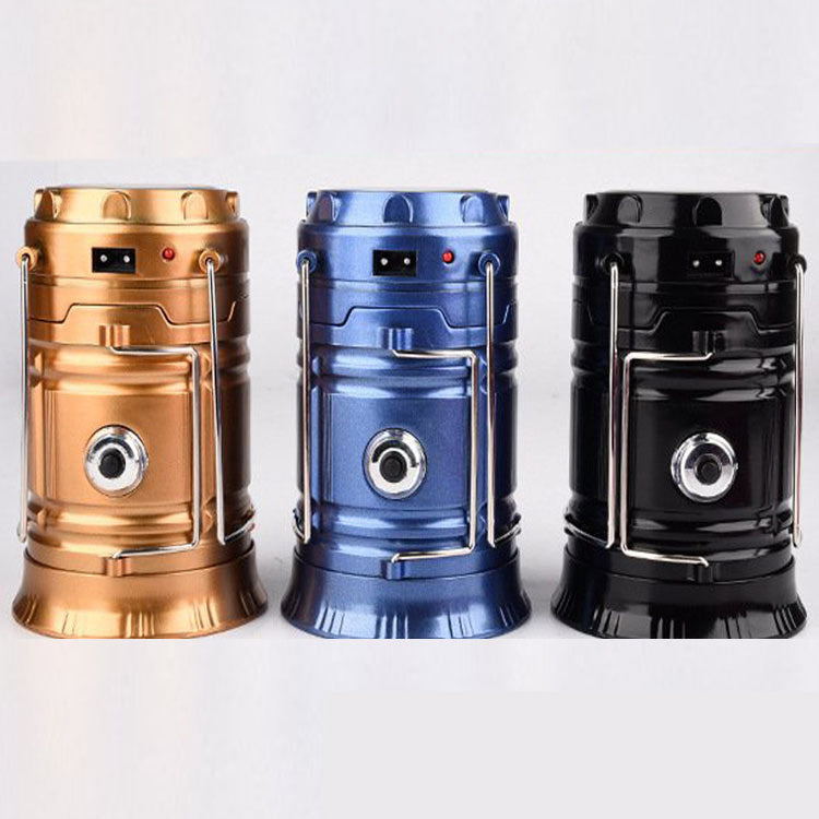 Bright solar LED lantern rechargeable and weather resistant