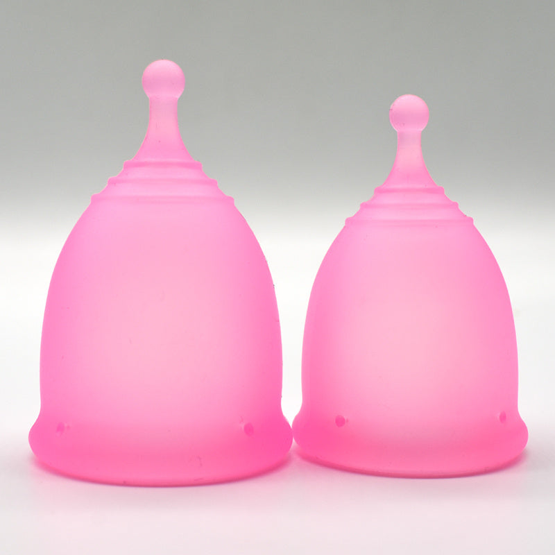 Silicone period cup, medical grade, reusable—eco alternative to pads and tampons