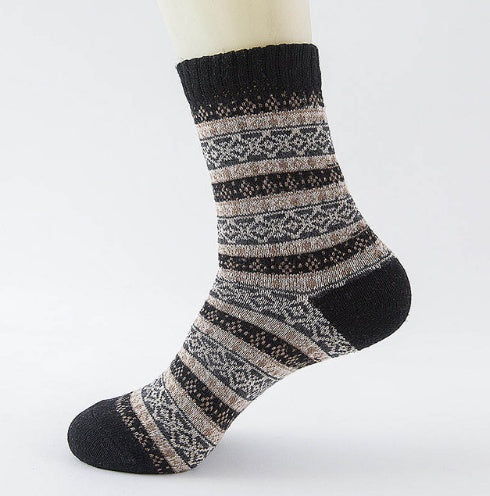 rabbit hair blend socks UK men’s winter style