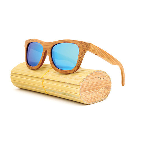 polarized bamboo sunglasses UV glare protection hiking UK edition