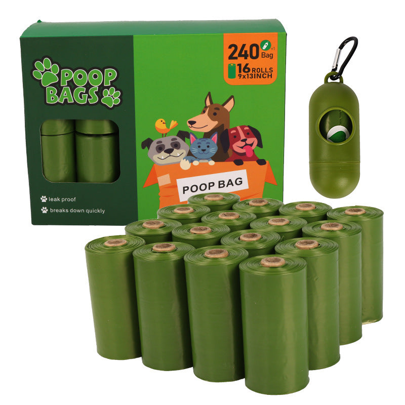 Dog poop bag packaging with multiple rolls eco New Zealand  supplies