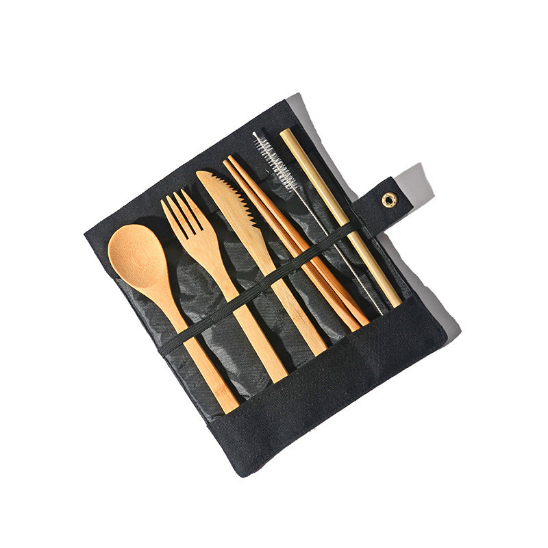 portable bamboo chopsticks and straw kit UK lunch