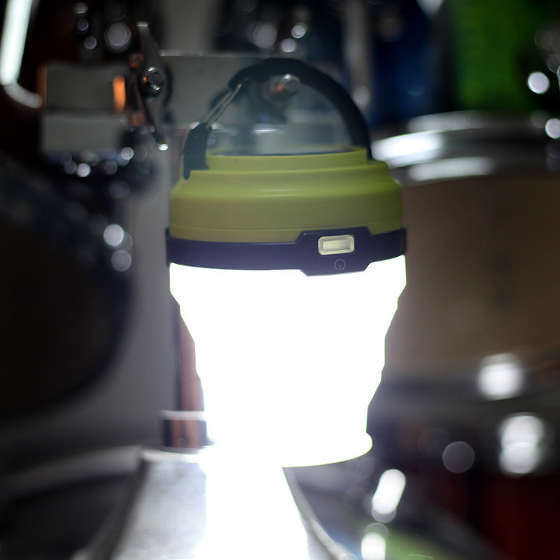 solar silicone camping lantern United States outdoor LED light