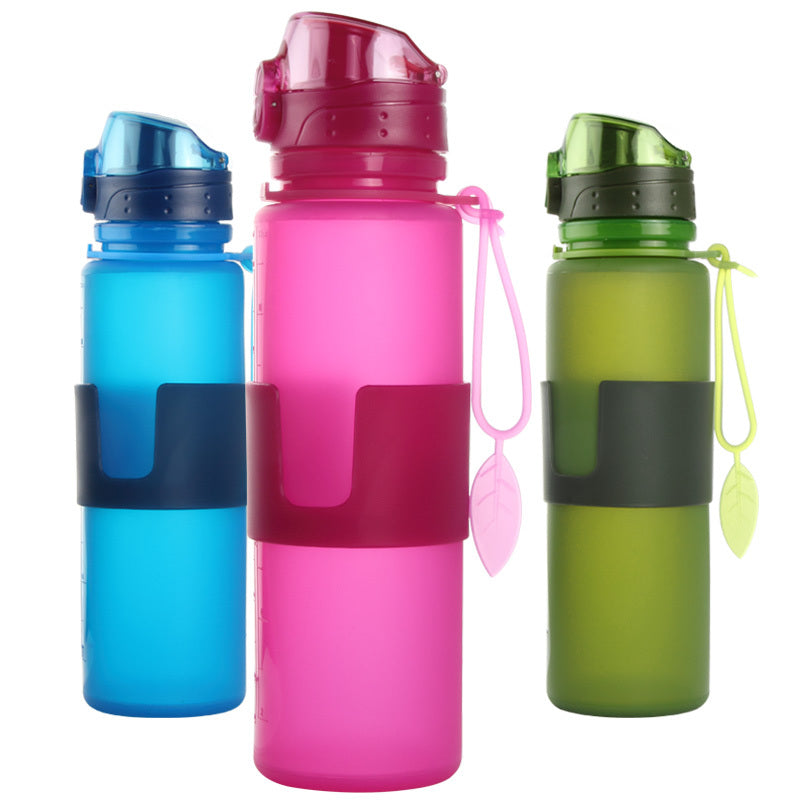 eco silicone folding water bottle United States hiking gear